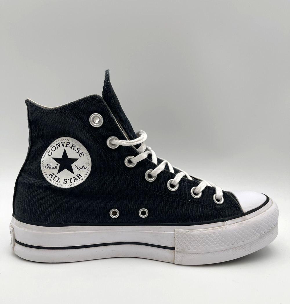 Converse Chuck Taylor All Star Lift Women’s 7.5 Black Athletic Shoes Sneakers